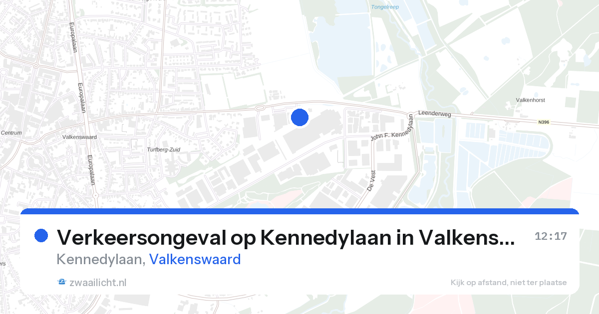 Verkeersongeval op Kennedylaan in Valkenswaard — 28 aug 2026