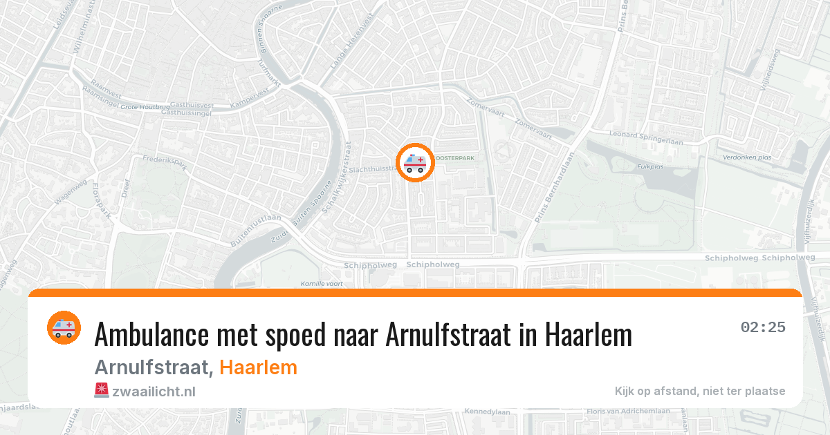 Ambulance met spoed naar Arnulfstraat in Haarlem — 7 jun 2026