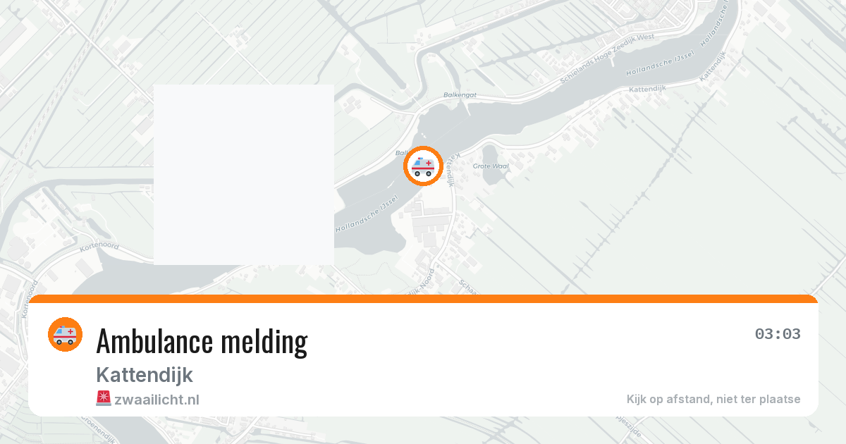 Ambulance melding — 21 mei 2026