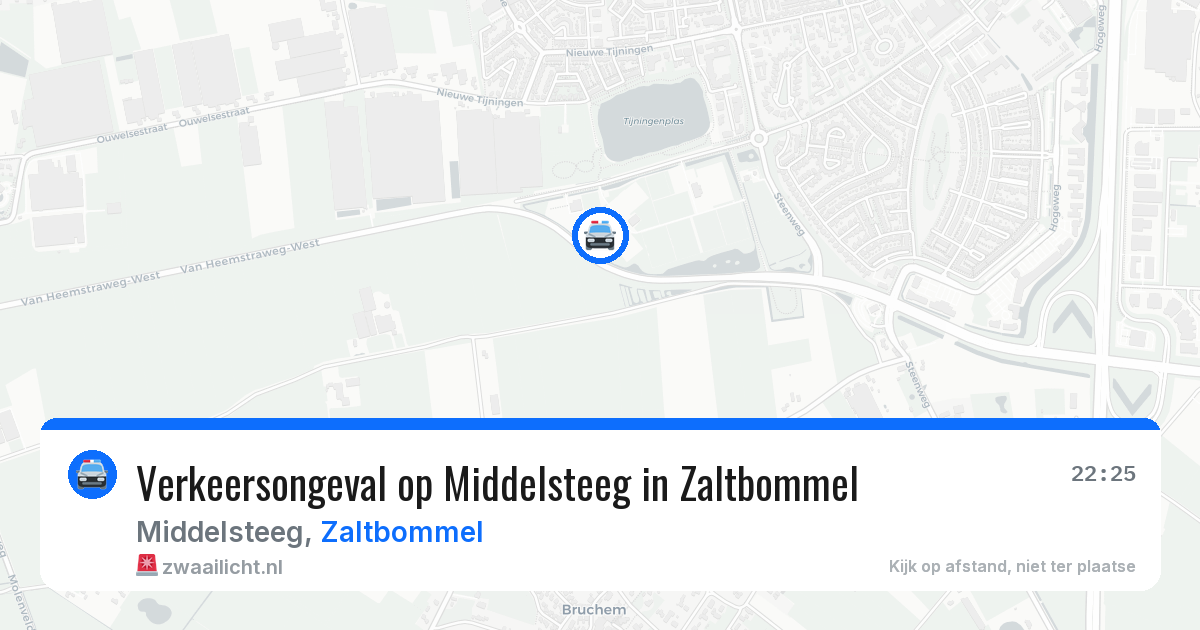 Verkeersongeval op Middelsteeg in Zaltbommel — 4 aug 2026