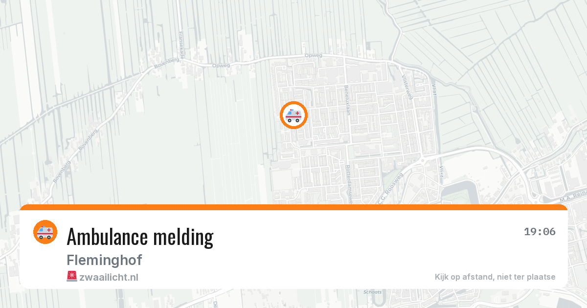 Ambulance melding — 24 mei 2026