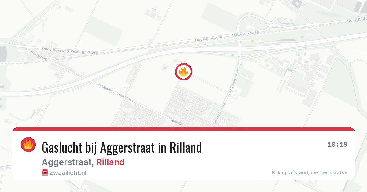 Gaslucht bij Aggerstraat in Rilland — 6 apr 2026