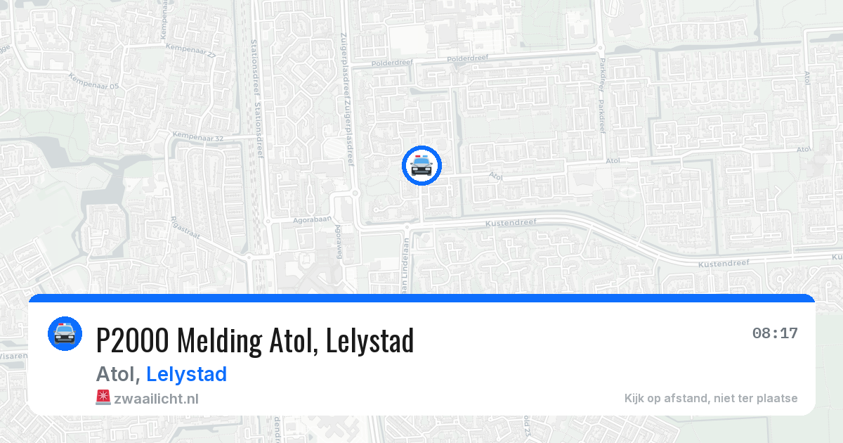 P2000 Melding Atol, Lelystad — 24 jun 2026