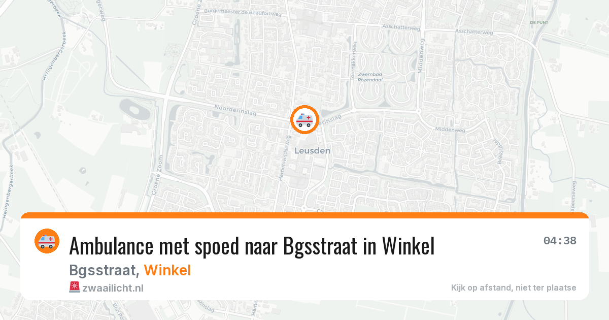 Ambulance met spoed naar Bgsstraat in Winkel — 3 feb 2026