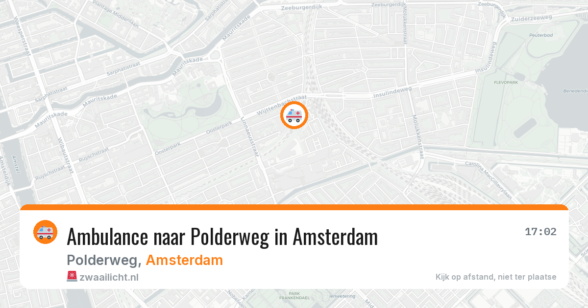 Ambulance naar Polderweg in Amsterdam — 25 apr 2026