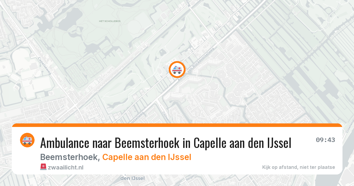 Ambulance naar Beemsterhoek in Capelle aan den IJssel — 28 apr 2026