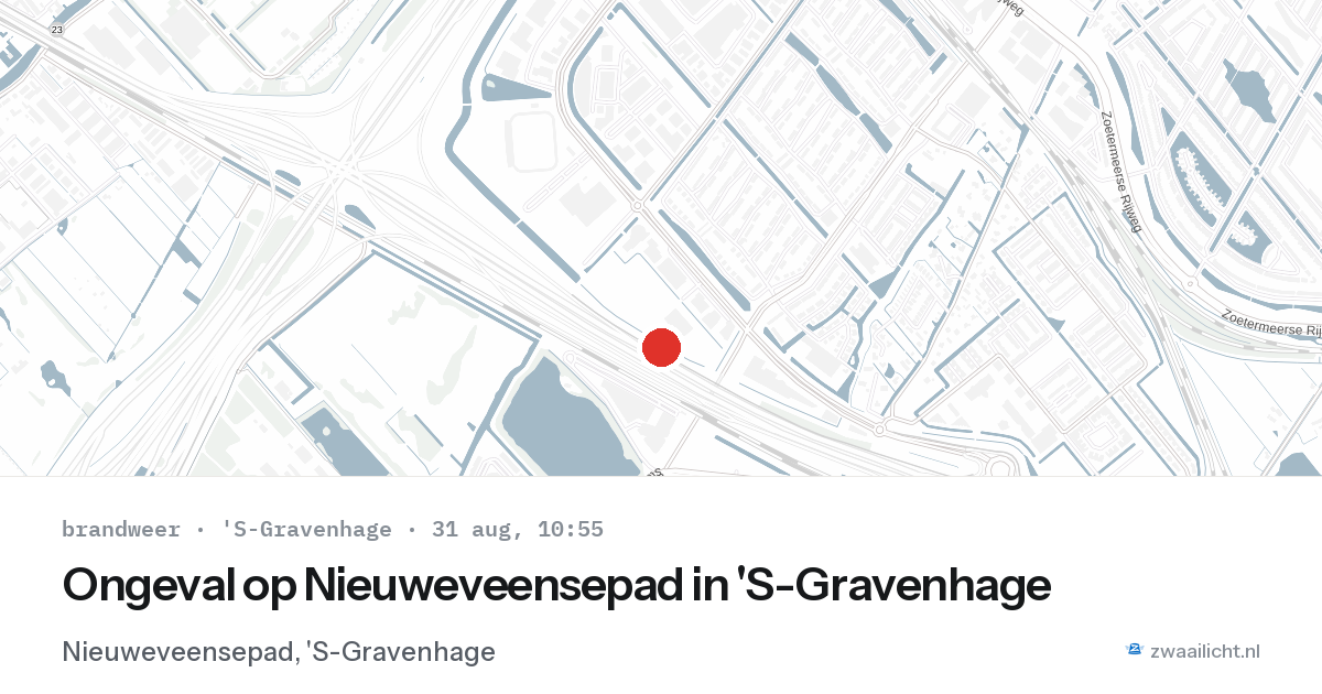 Ongeval op Nieuweveensepad in 'S-Gravenhage — 31 aug 2026