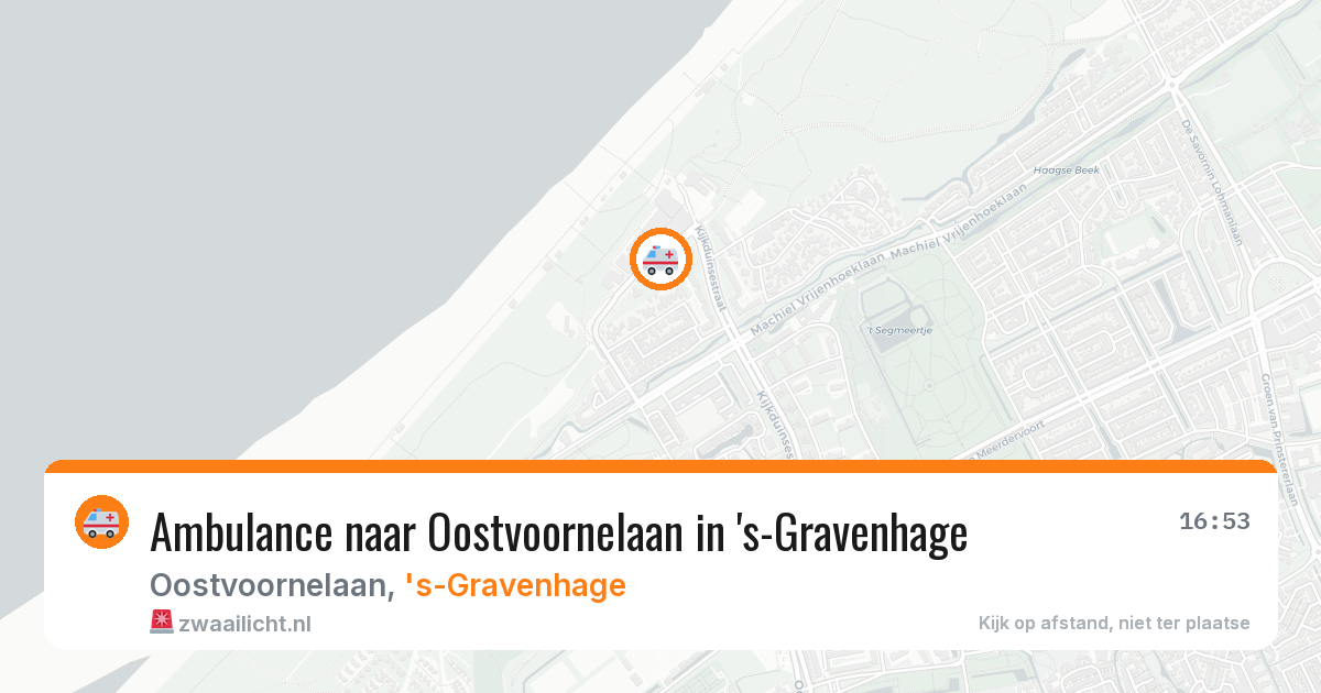 Ambulance naar Oostvoornelaan in 's-Gravenhage — 3 mei 2026
