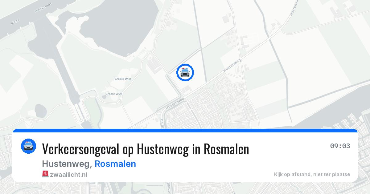 Verkeersongeval op Hustenweg in Rosmalen — 28 mei 2026