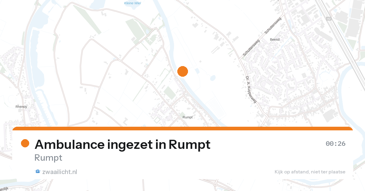 Ambulance ingezet in Rumpt — 6 feb 2026