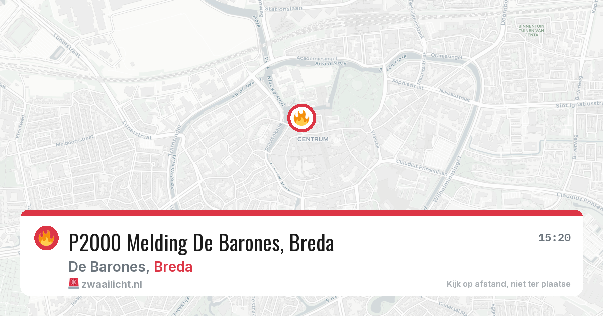 P2000 Melding De Barones, Breda — 30 jan 2026