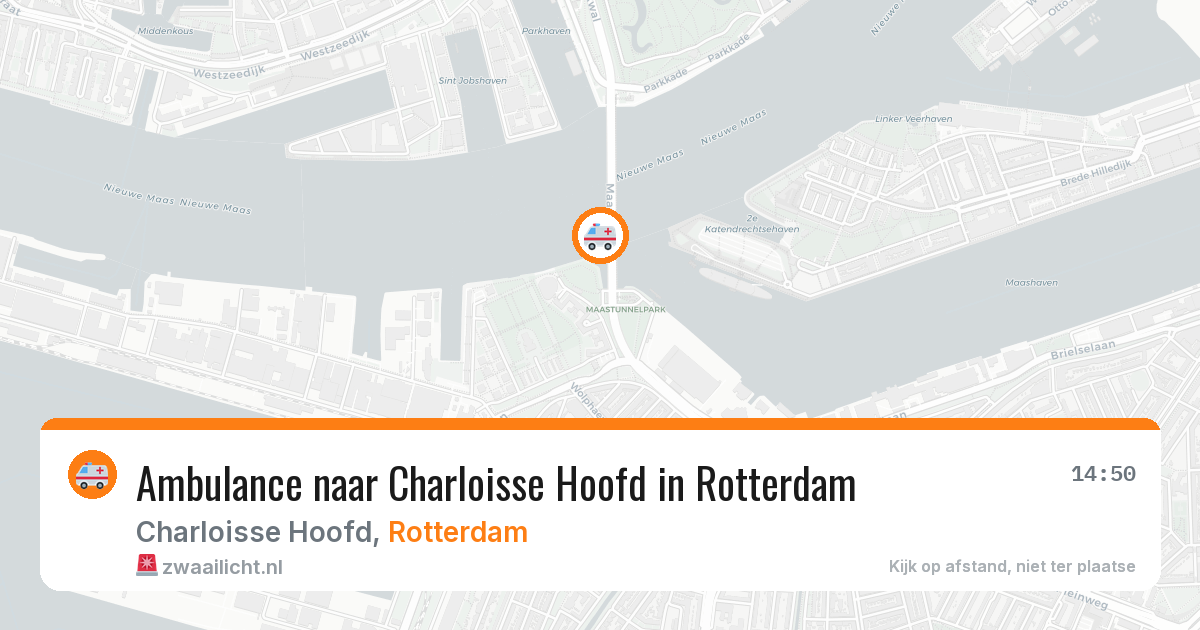 Ambulance naar Charloisse Hoofd in Rotterdam — 11 aug 2026