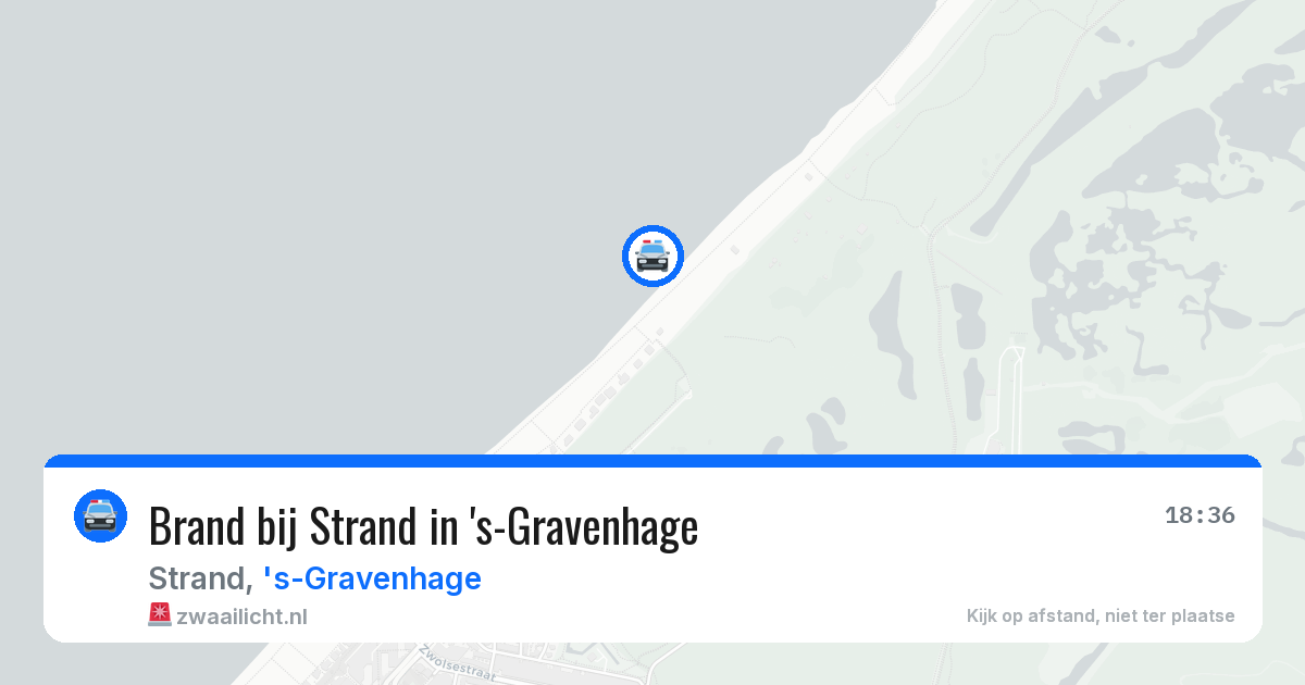 Brand bij Strand in 's-Gravenhage — 17 jun 2026