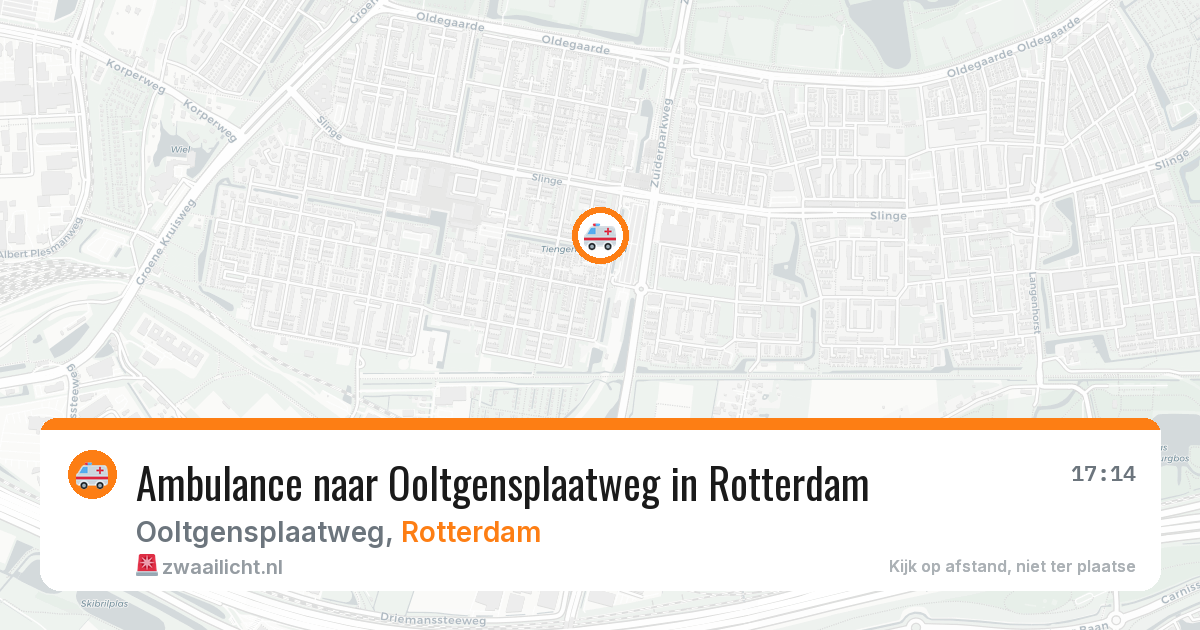 Ambulance naar Ooltgensplaatweg in Rotterdam — 12 jun 2026