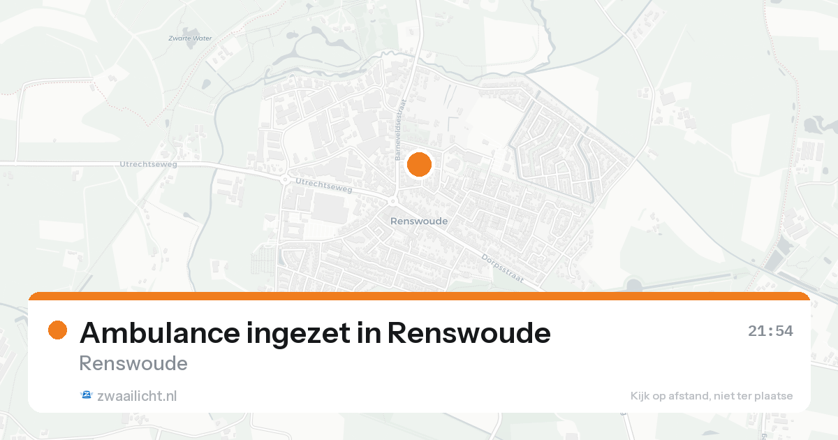 Ambulance ingezet in Renswoude — 30 jan 2026