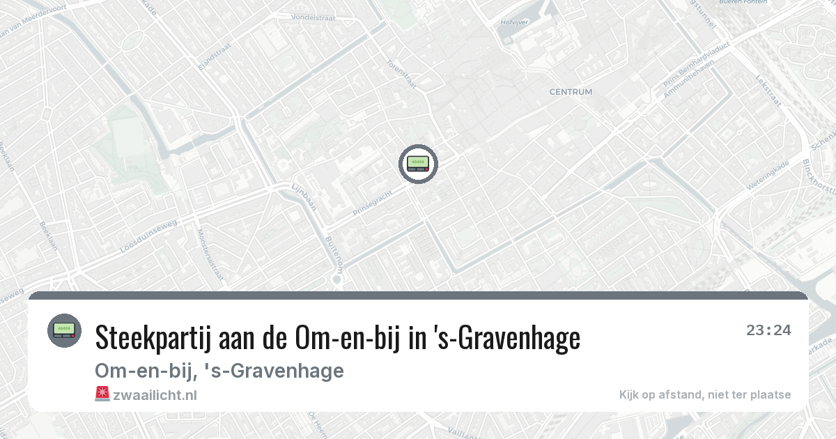 Steekpartij aan de Om-en-bij in 's-Gravenhage — 5 mrt 2026