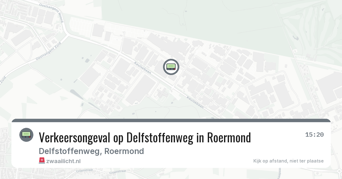 Verkeersongeval op Delfstoffenweg in Roermond — 29 jan 2026