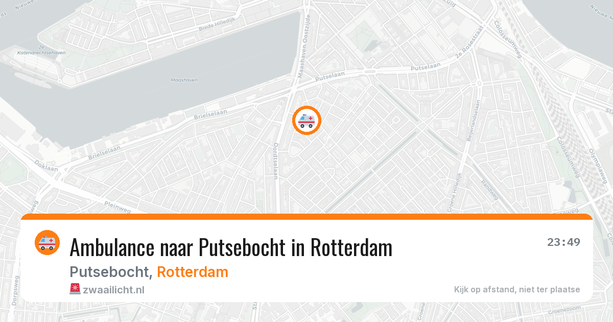 Ambulance naar Putsebocht in Rotterdam — 3 apr 2026
