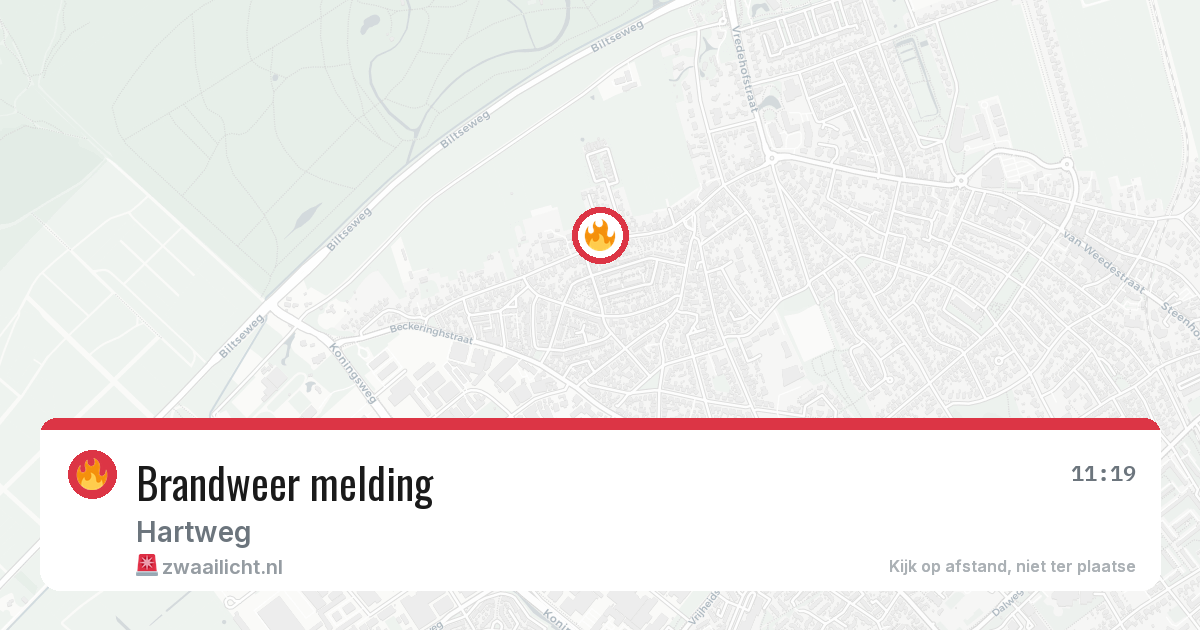 Brandweer melding — 19 jun 2026