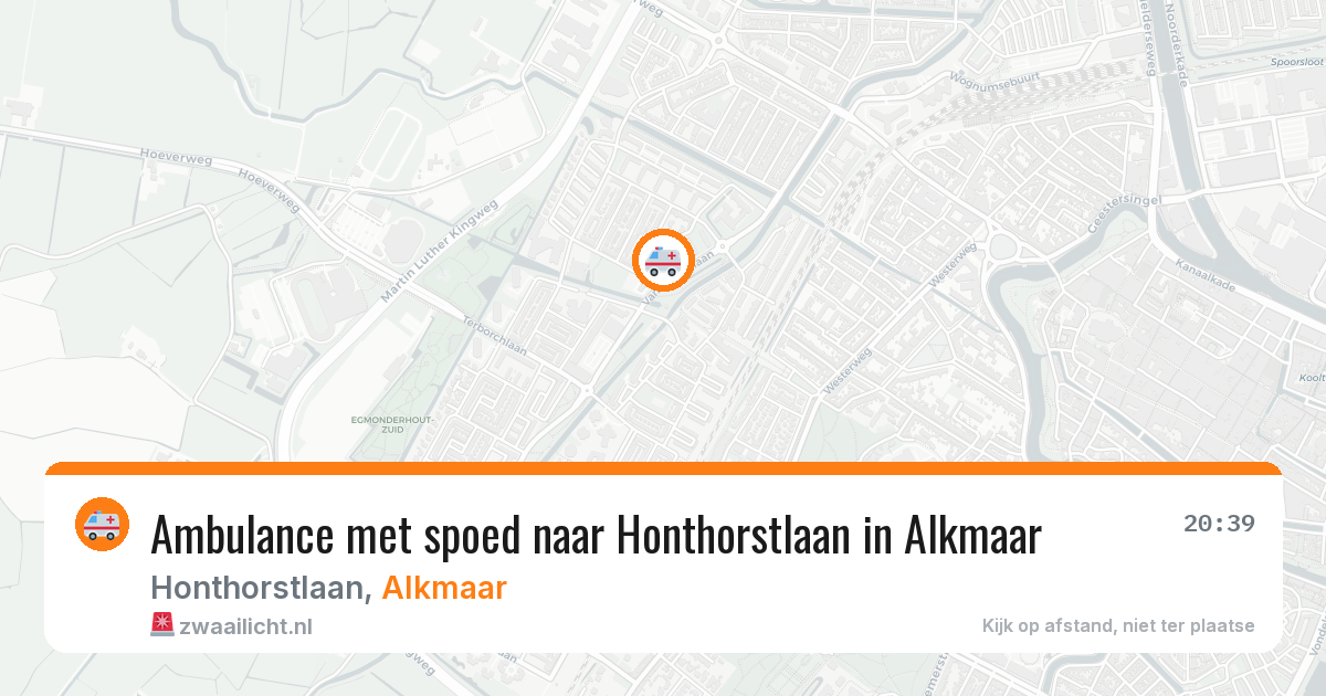 Ambulance met spoed naar Honthorstlaan in Alkmaar — 28 jan 2026
