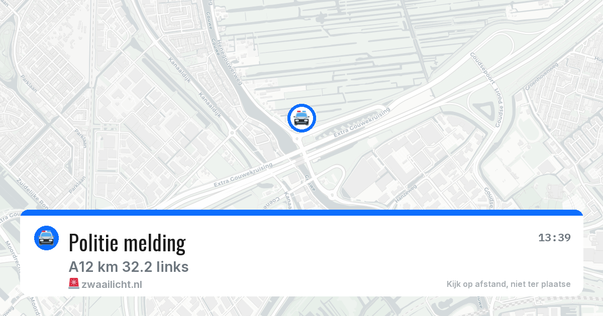 Politie melding — 16 mrt 2026 | 🚨 Zwaailicht.nl