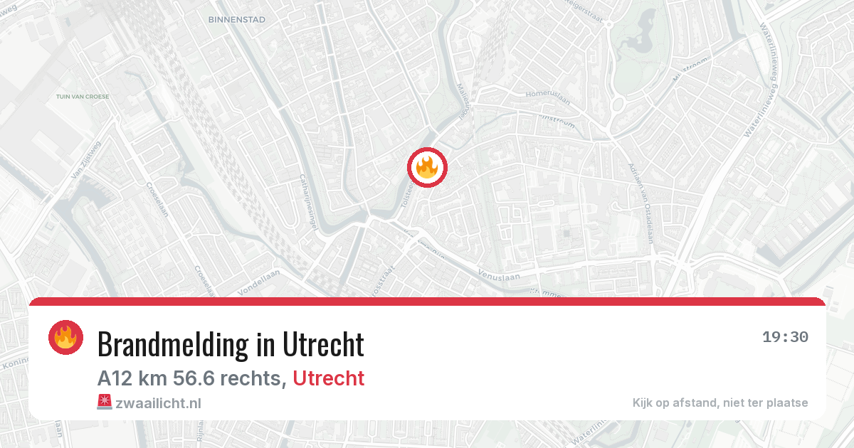 Brandmelding in Utrecht — 14 jul 2026