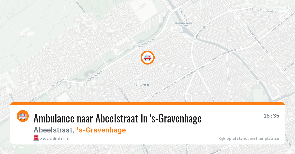 Ambulance naar Abeelstraat in 's-Gravenhage — 10 jul 2026