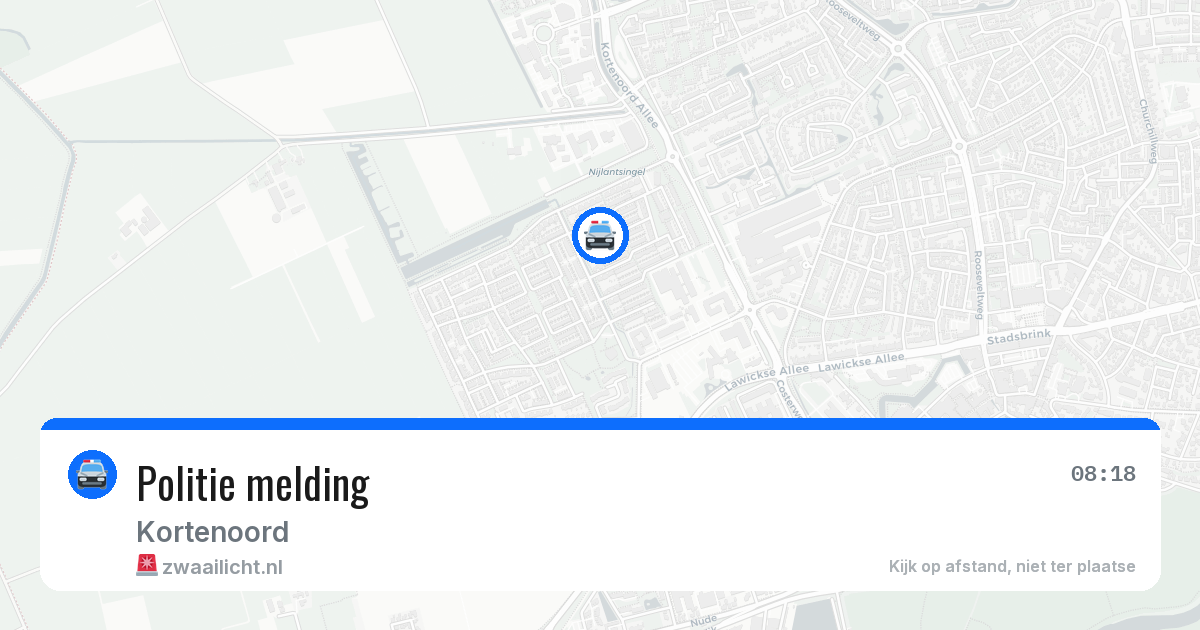 Politie melding — 22 apr 2026