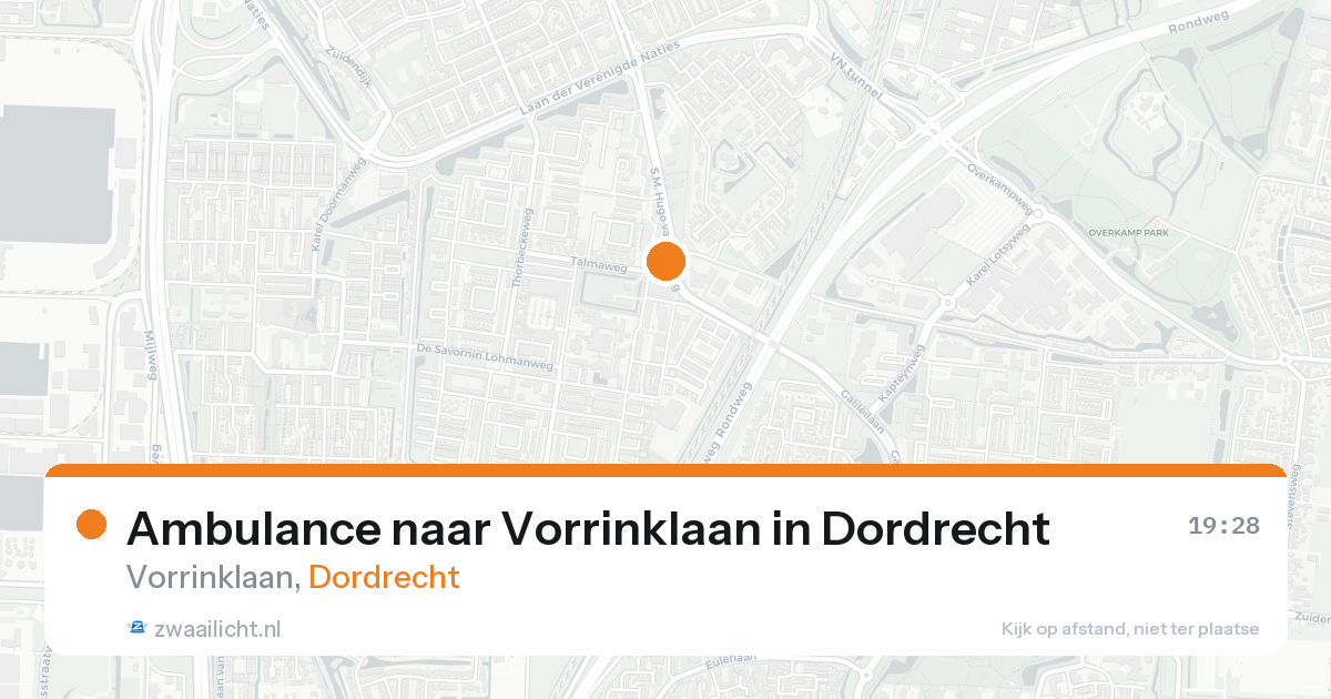 Ambulance naar Vorrinklaan in Dordrecht — 31 jan 2026
