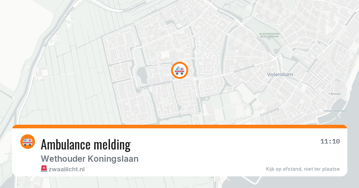 Ambulance melding — 26 jun 2026