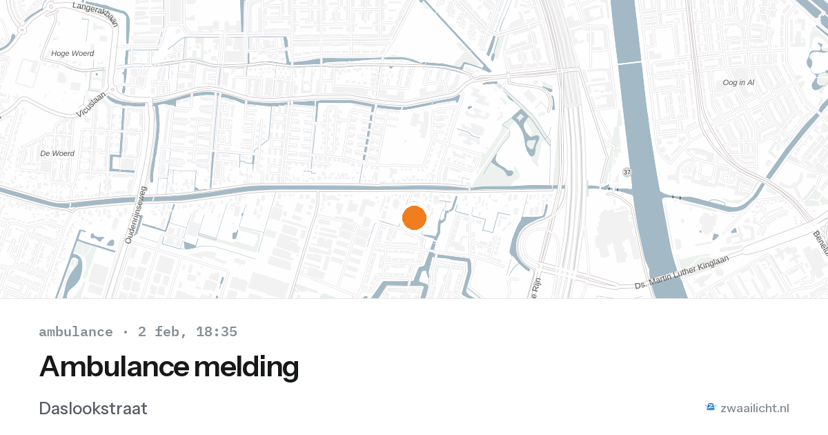 Ambulance melding — 2 feb 2026