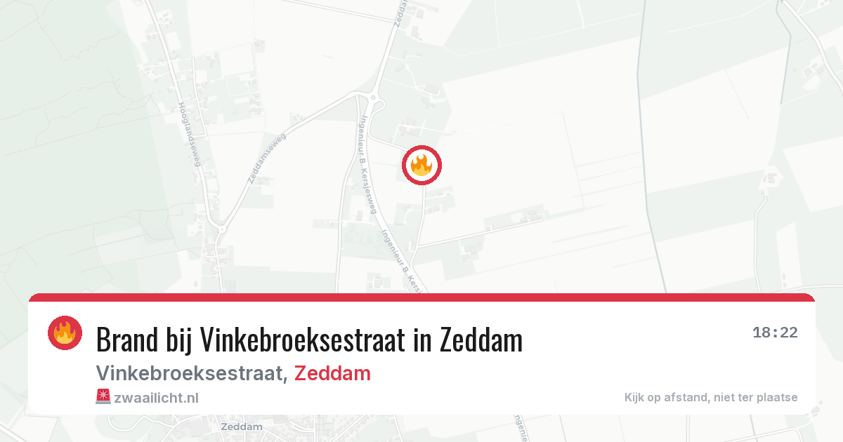 Brand bij Vinkebroeksestraat in Zeddam — 10 jun 2026