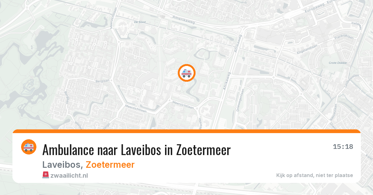Ambulance naar Laveibos in Zoetermeer — 13 jul 2026