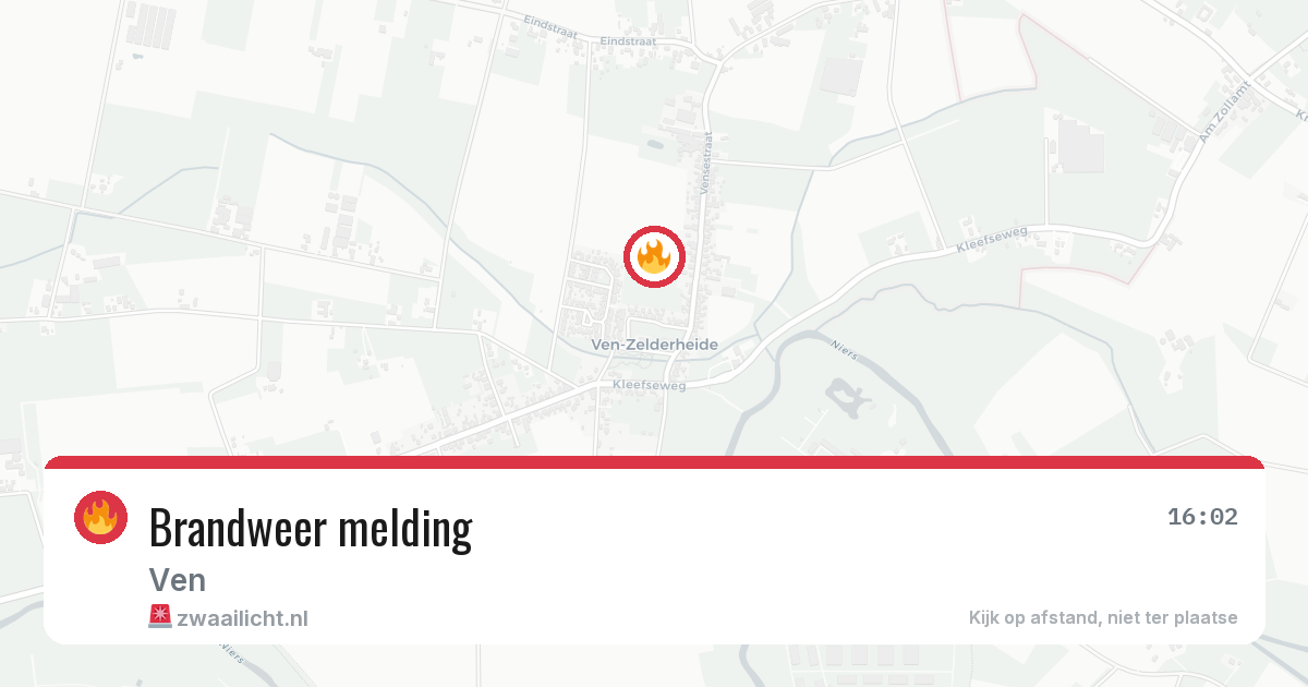 Brandweer melding — 2 jul 2026