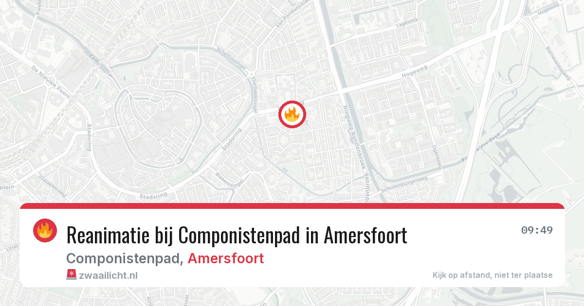 Reanimatie bij Componistenpad in Amersfoort — 28 jan 2026