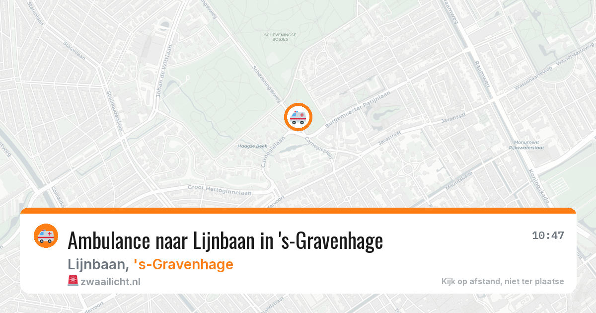 Ambulance naar Lijnbaan in 's-Gravenhage — 29 jan 2026