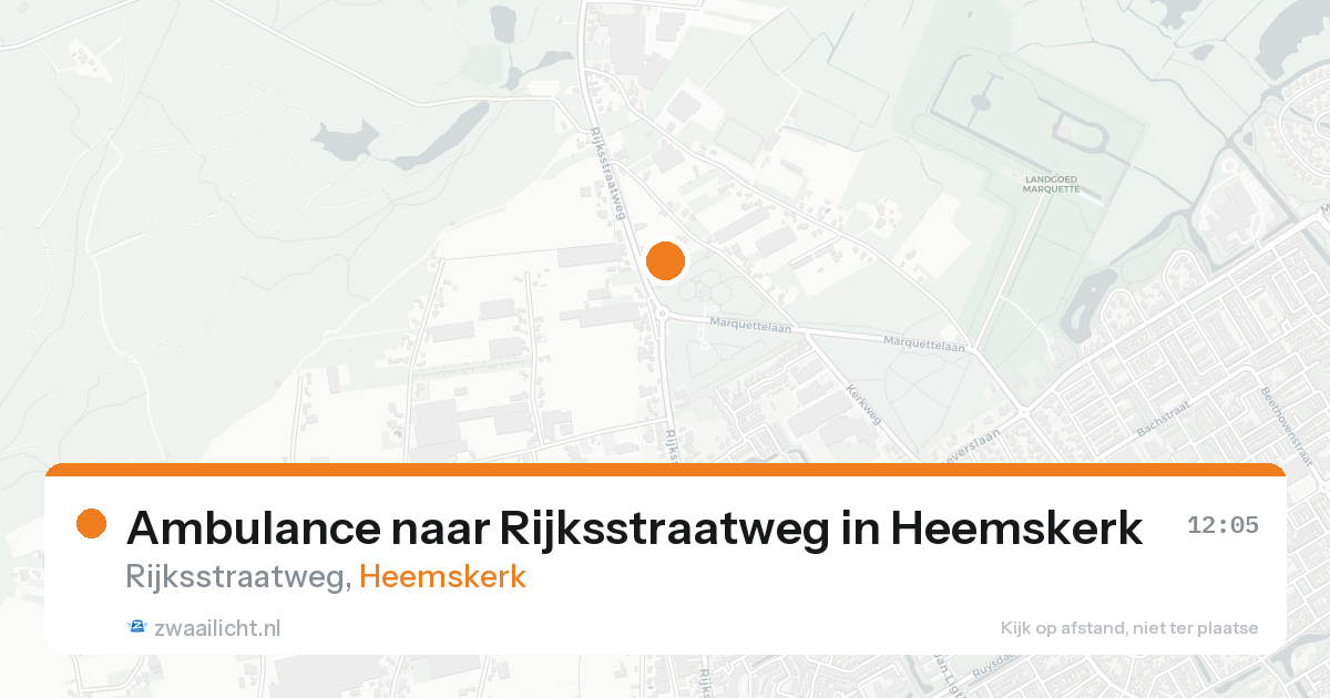 Ambulance naar Rijksstraatweg in Heemskerk — 20 aug 2026