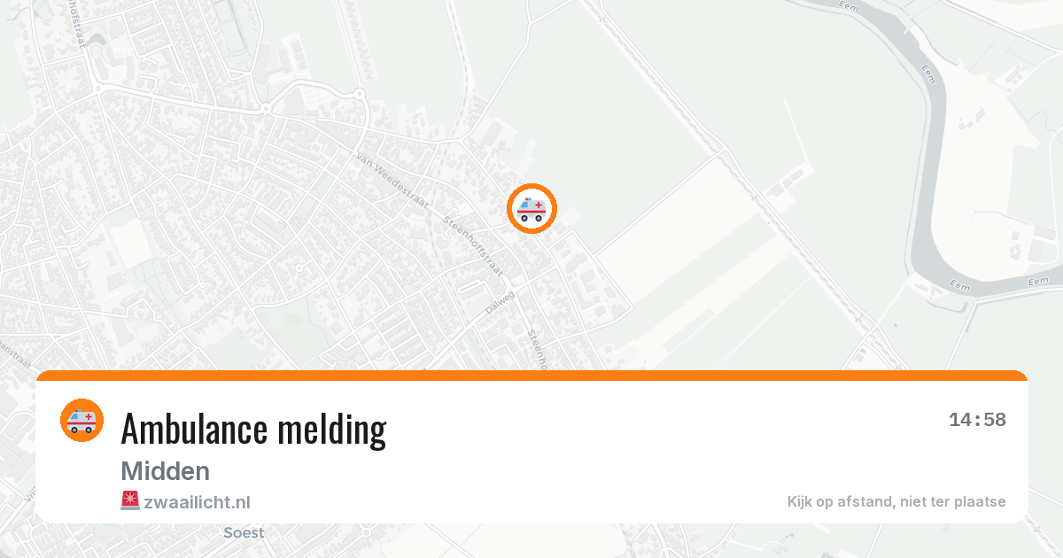 Ambulance melding — 4 apr 2026