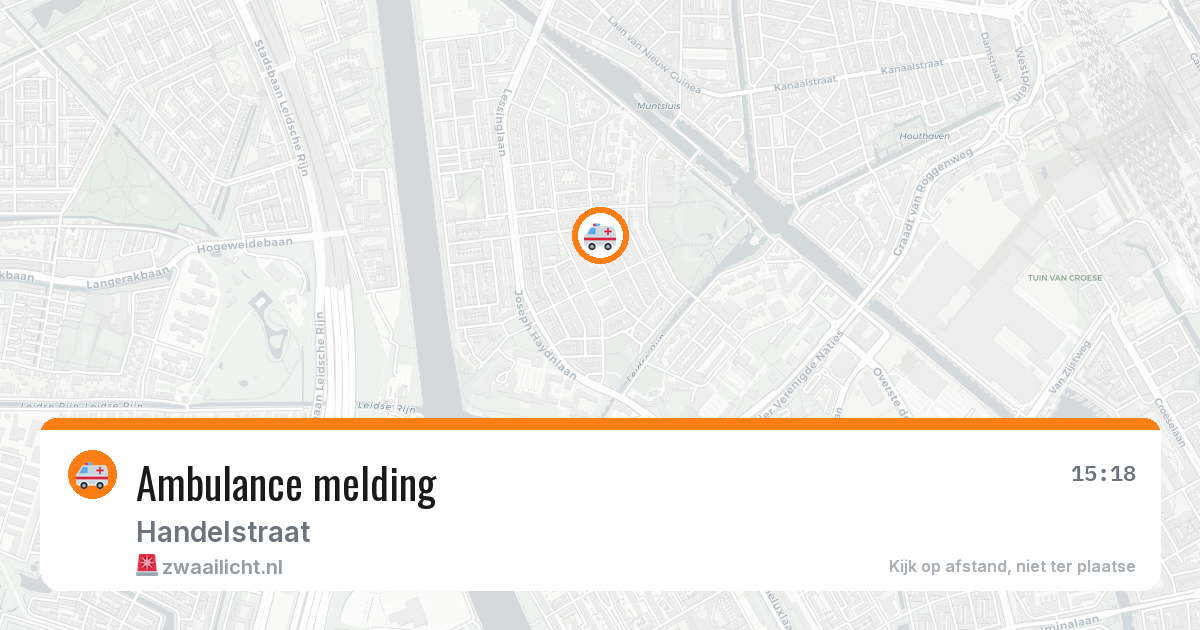 Ambulance melding — 14 jun 2026