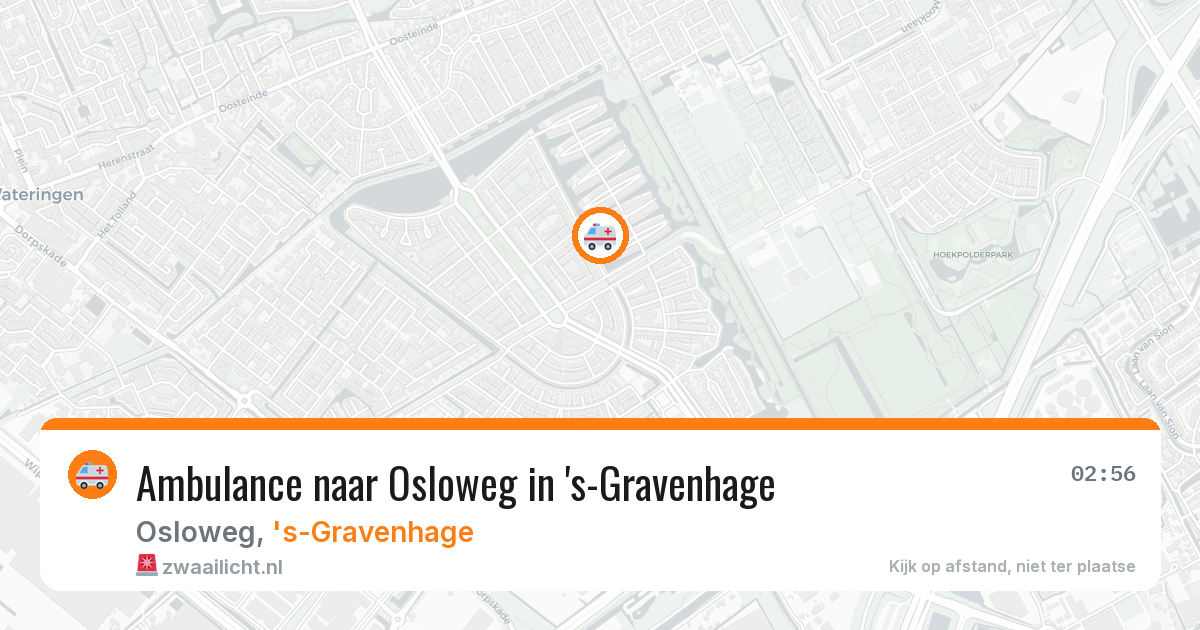 Ambulance naar Osloweg in 's-Gravenhage — 14 jun 2026