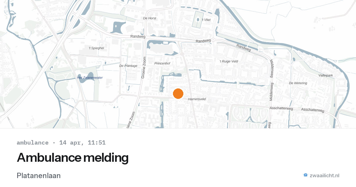 Ambulance melding — 14 apr 2026