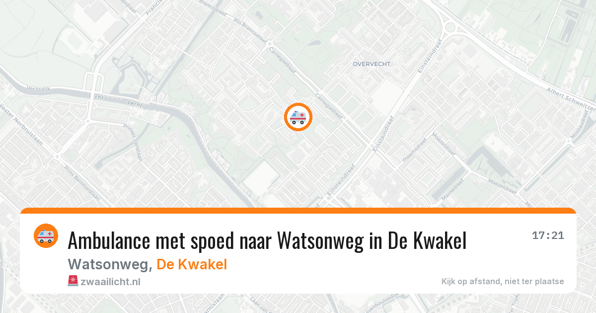 Ambulance met spoed naar Watsonweg in De Kwakel — 11 apr 2026