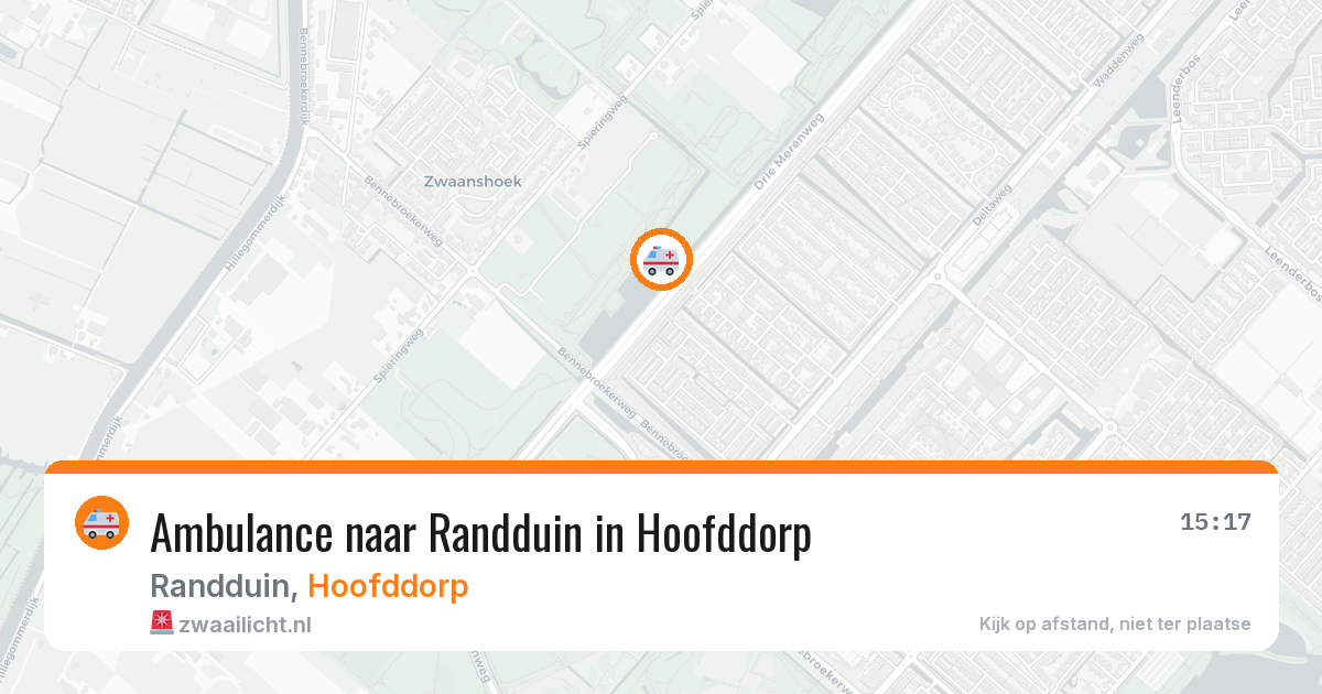Ambulance naar Randduin in Hoofddorp — 8 feb 2026
