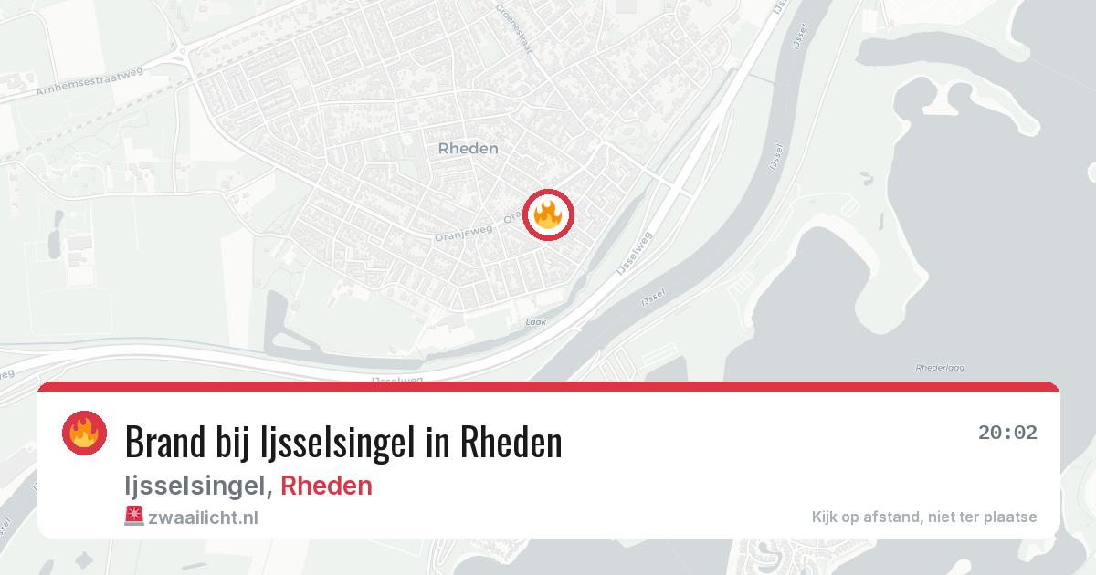 Brand bij Ijsselsingel in Rheden — 22 jun 2026