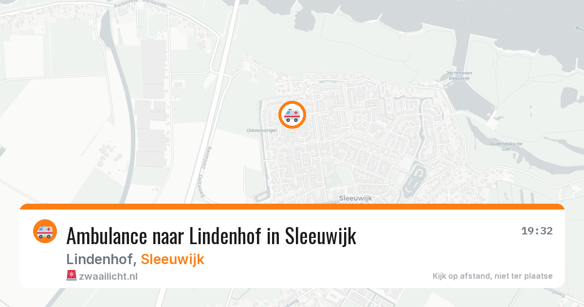 Ambulance naar Lindenhof in Sleeuwijk — 30 jun 2026