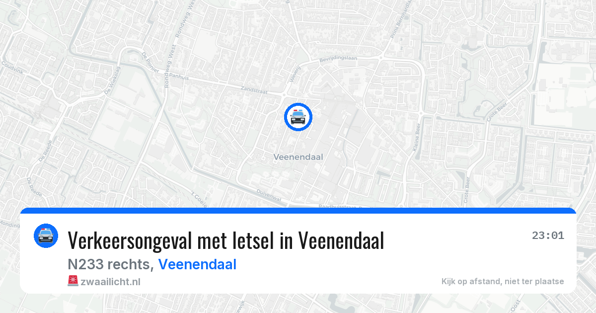 Verkeersongeval met letsel in Veenendaal — 8 mei 2026