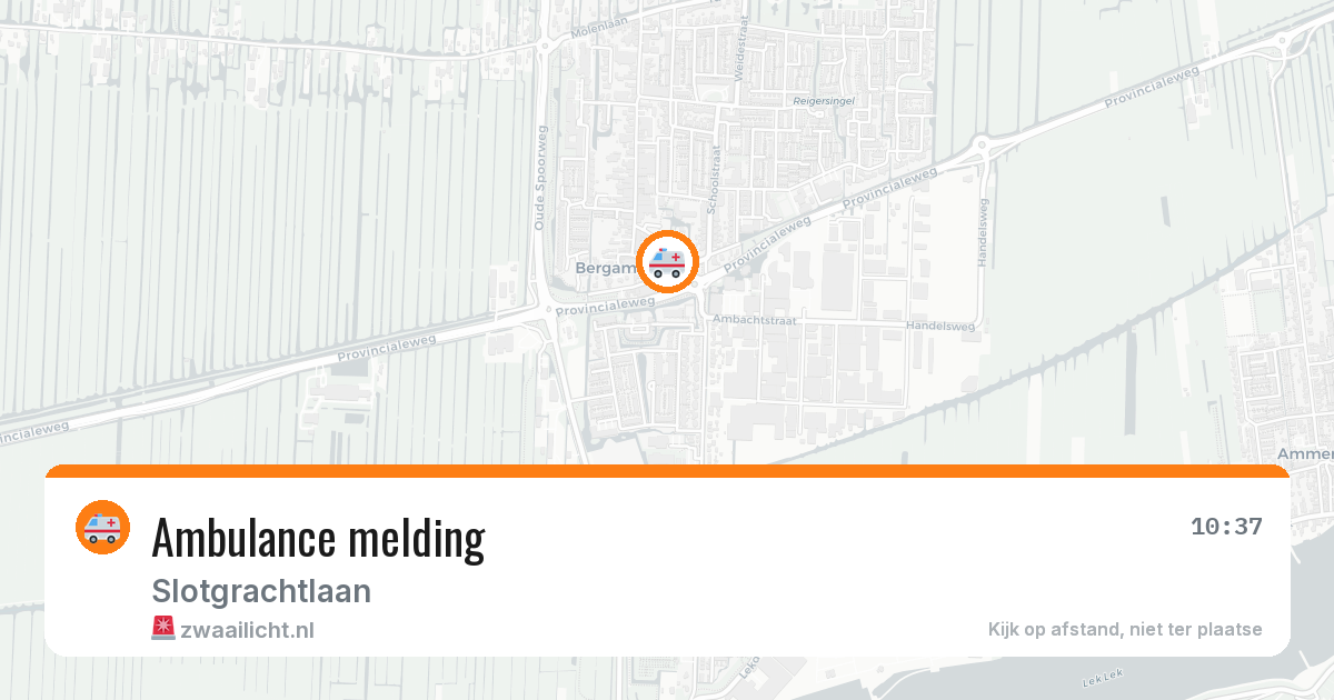 Ambulance melding — 17 jul 2026