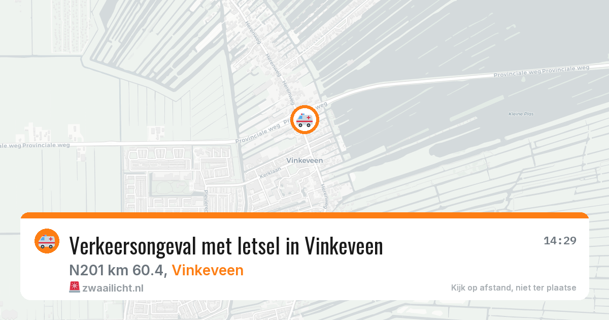 Verkeersongeval met letsel in Vinkeveen — 23 feb 2026