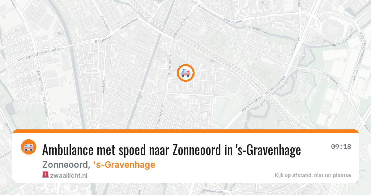 Ambulance met spoed naar Zonneoord in 's-Gravenhage — 29 jan 2026