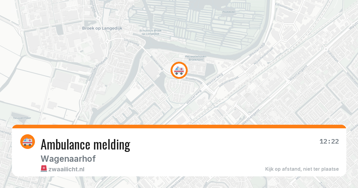 Ambulance melding — 20 jan 2026